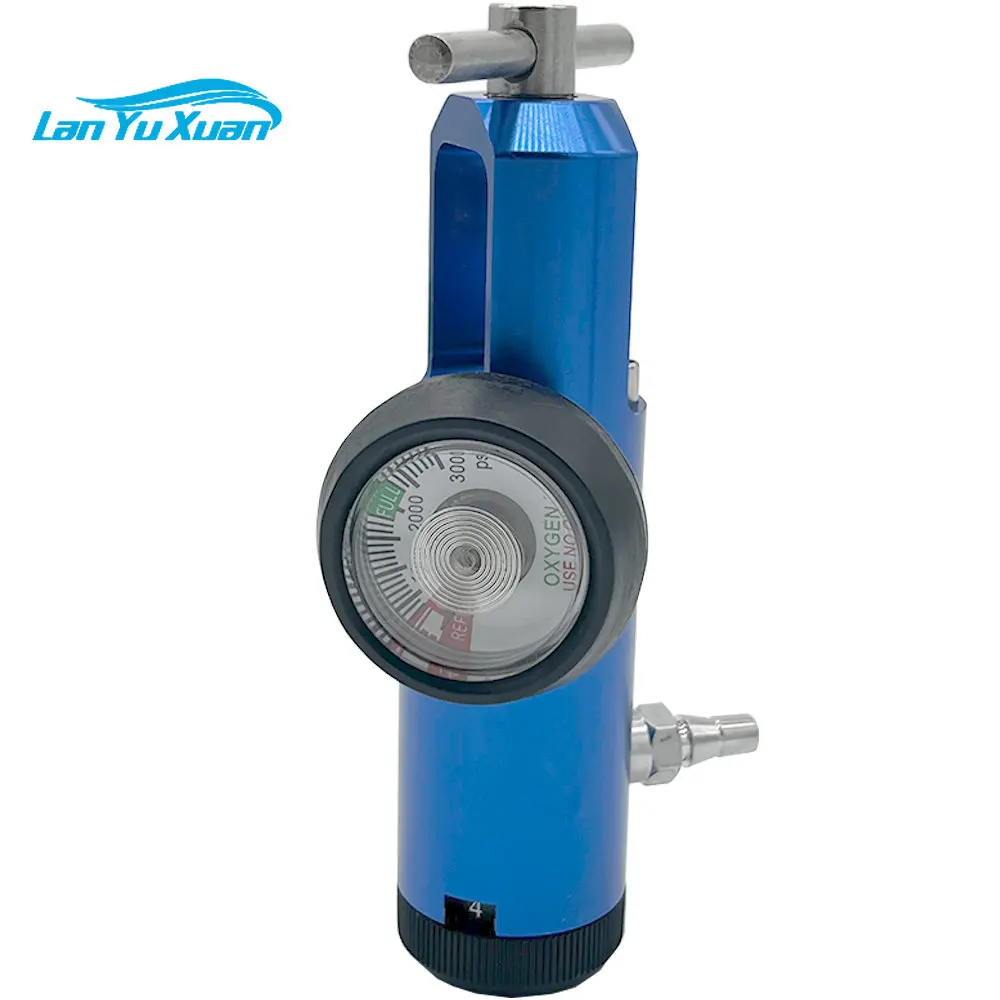 

High Accurate 12 Levels 0-4 LPM Oxygen Tank Flow Meter Oxygen Regulator for Ozone Generator