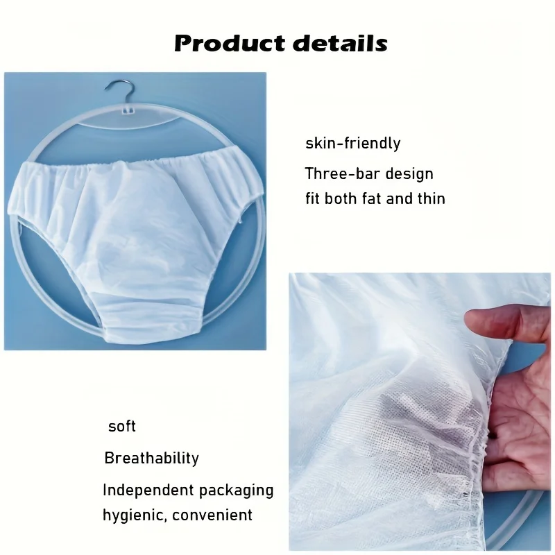 30 Packs of Disposable Underwear Beauty Salon Sweat Steam Bath Sauna Shorts Independent Pack Non-woven Enlarged Pants