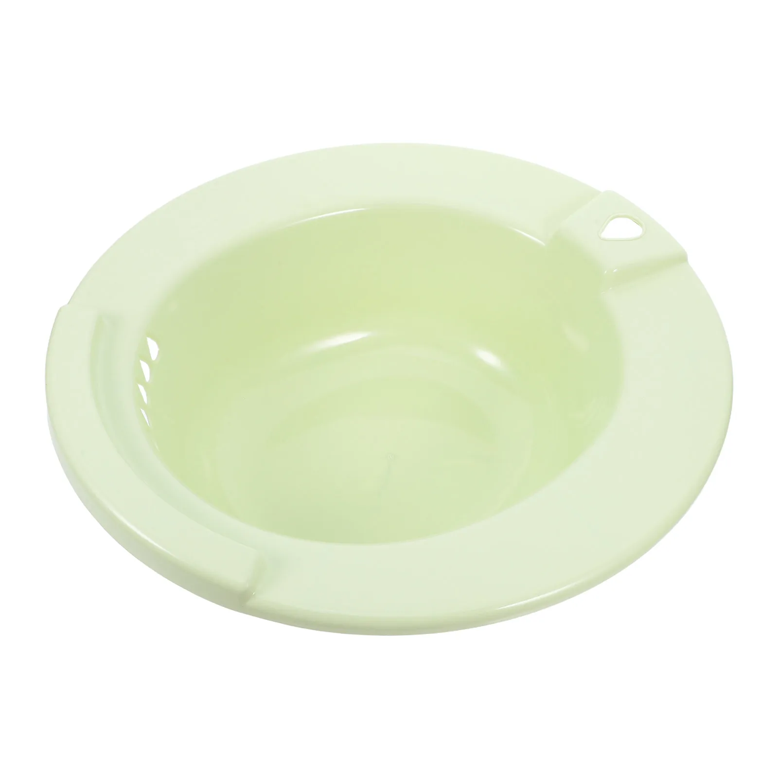 

Sitz Bath Toilet Bathtub Green Overflow Hole Spacesaving Design Easy Installation Commode Stool Disability Aid Family Use