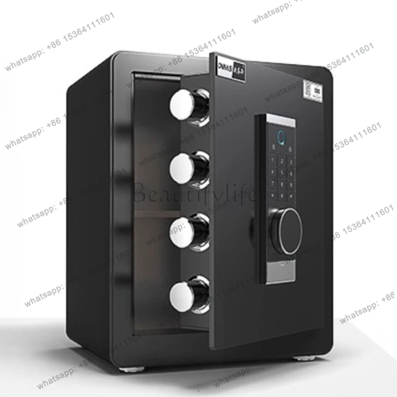 Mesita de Noche Inteligente Multifuncional con Caja Fuerte de Seguridad y Protección, Gabinete Tresor, Mueble de Noche