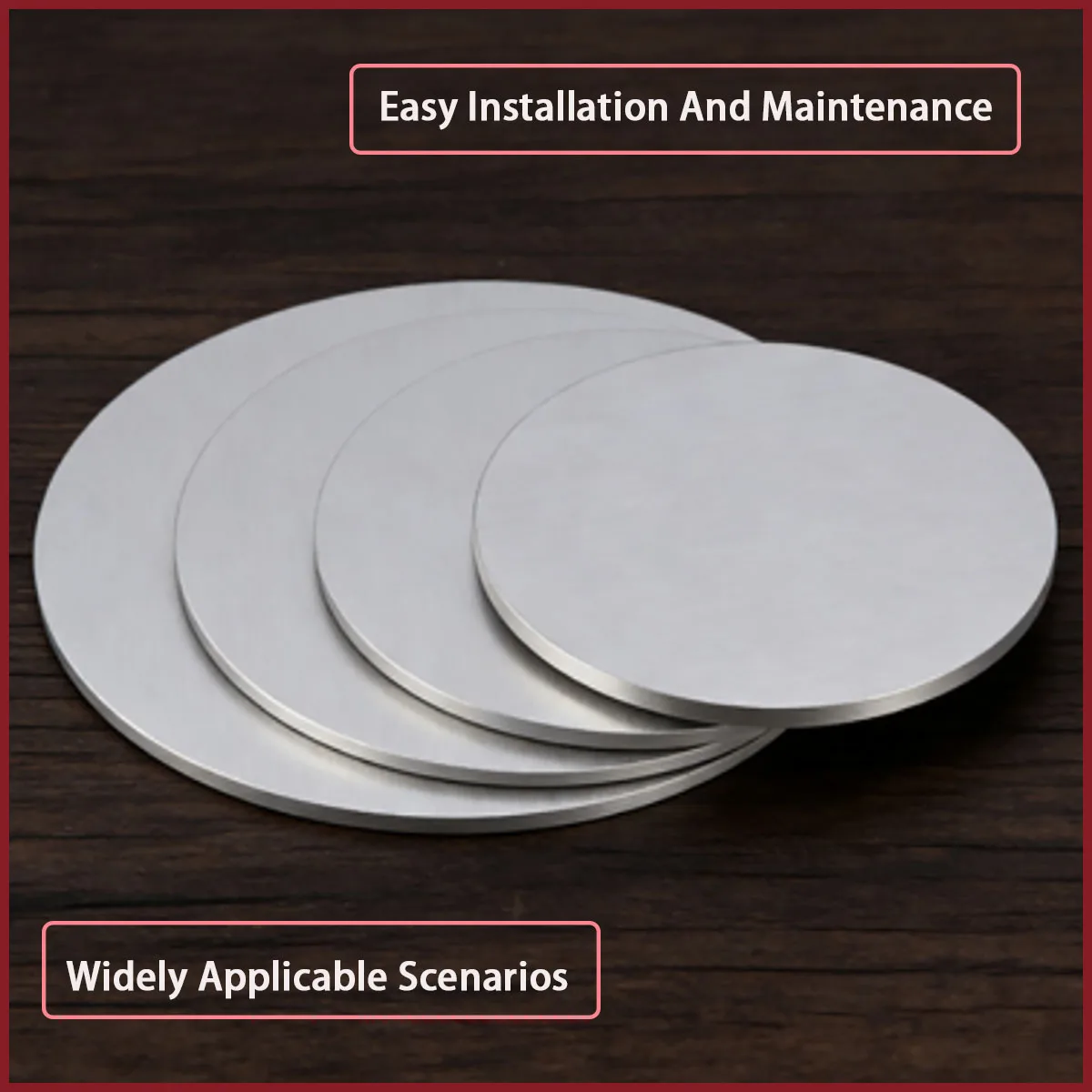 Circular aluminum alloy plate with a thickness of 1-6mm is used for mechanical manufacturing, aviation accessories, etc