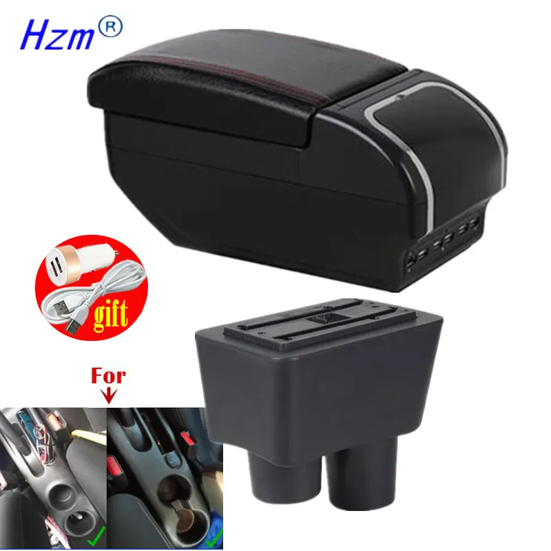 

For Nissan Versa Armrest Box Storage box Cup Holder Interior Car Accessory for Nissan Almera Car Armrest box Dedicated Retrofit