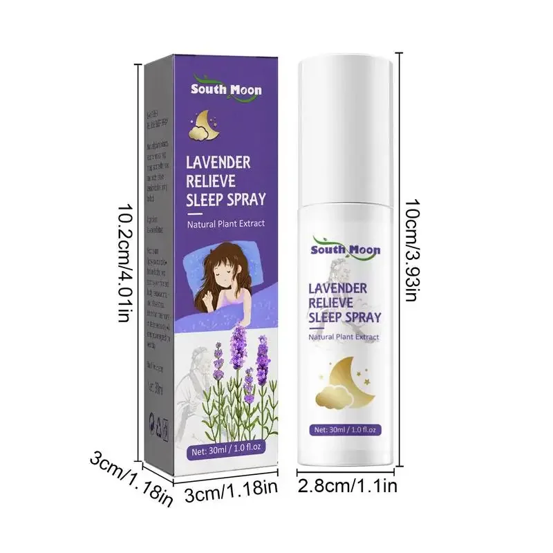 Semprotan tidur Lavender 30ml, semprotan tidur kabut Lavender membantu Anda mendapatkan tidur yang anda butuhkan dan bangun