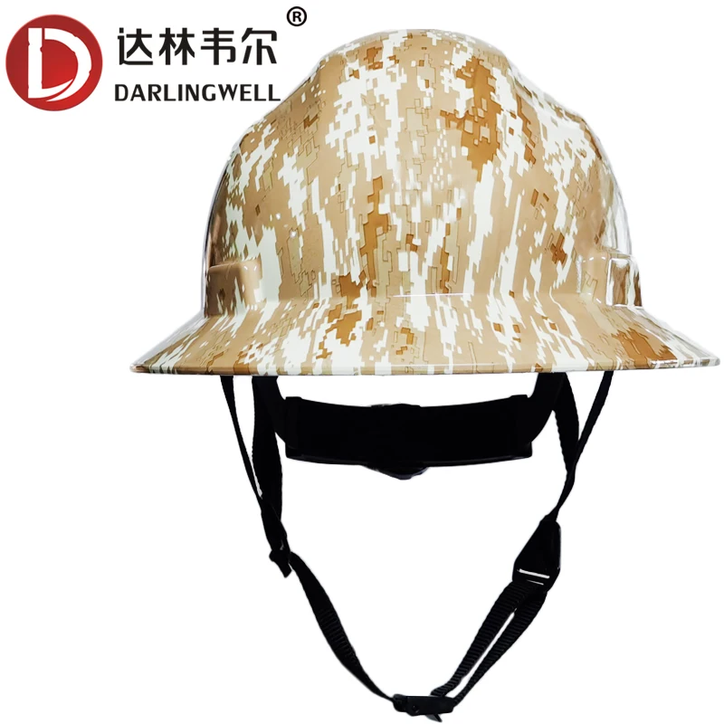 Full Brim Hard Hat for Engineer, Construction Work Cap for Men, CE Approved FRP Safety Helmet with 4 Point Adjustable Vented