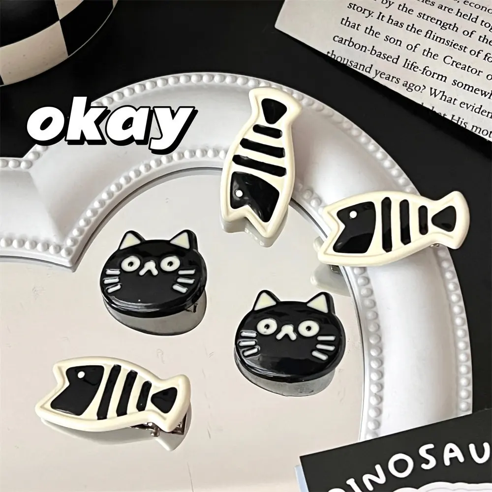 

Cute Cartoon Cat Hair Clip Headwear Korean Style Fish Hairpin Headdress Barrettes Cat Duckbill Clip Girls