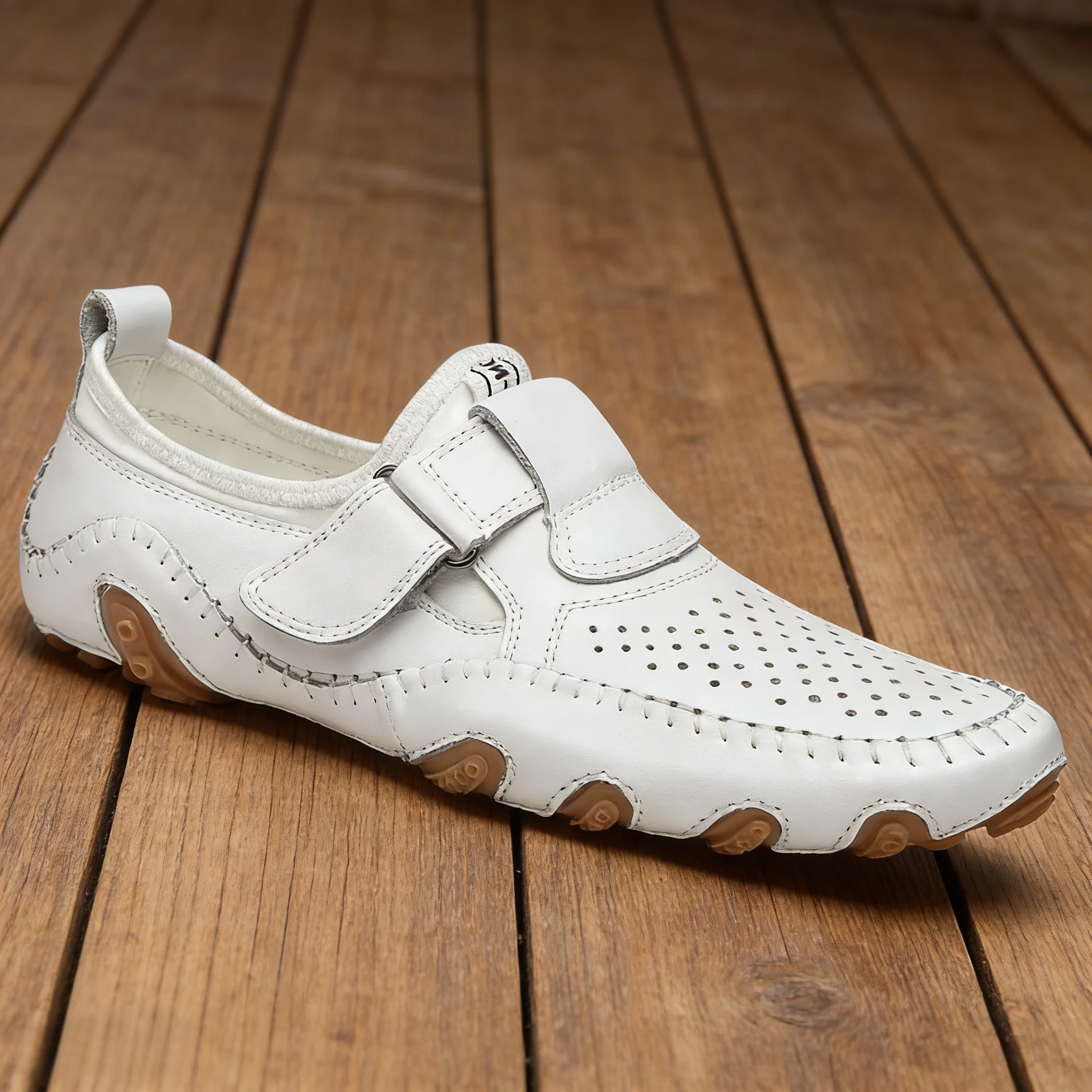 

Мужская кожаная повседневная обувь в британском стиле, модные дышащие мужские лоферы, обувь для вождения, удобные мужские мягкие мокасины на плоской подошве