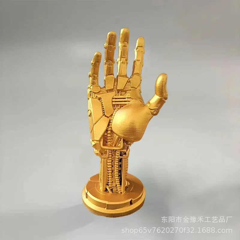 Controller Stand Cyberpunk Mechanical Hand Resin Gamepad Holder Desk Sculpture For Gamers Teens Pair Futuristic Home Office Gift