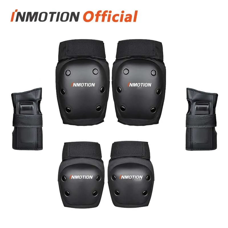 INMOTION Adult Knee Pads Elbow Pads Wrist Guards 6 in 1 Protective Gear Set for Biking Roller Skating Cycling Outdoor Sports