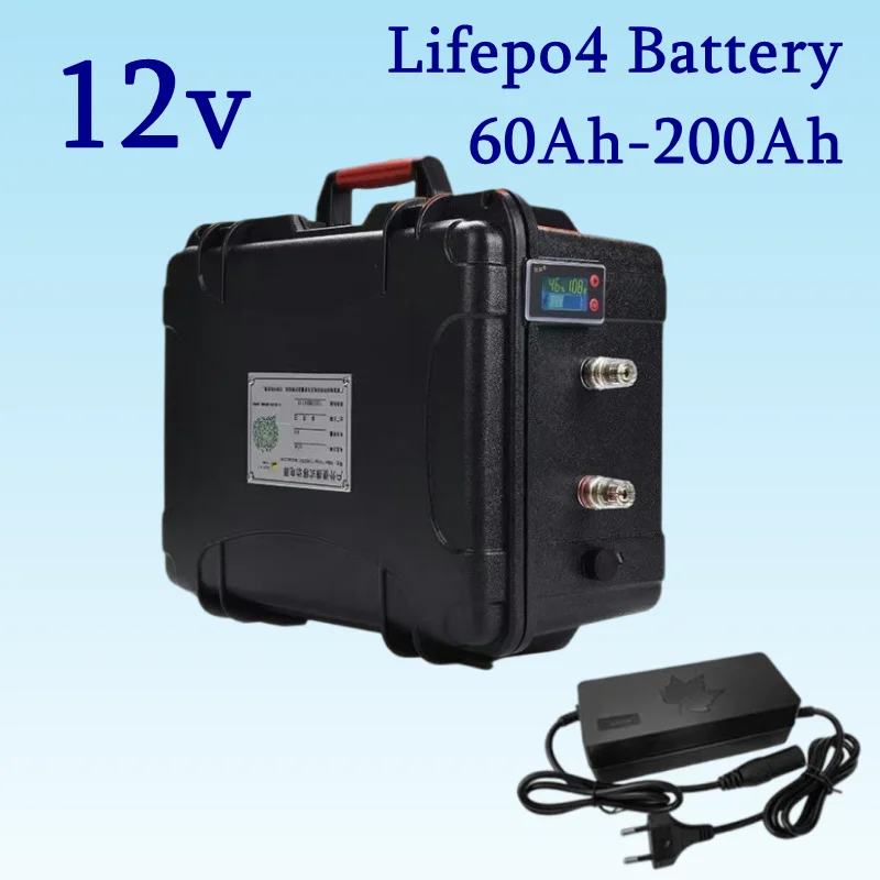 

Аккумулятор Lifepo4 12 В 60 Ач 80 Ач 100 Ач 120 Ач 130 Ач 150 Ач 180 Ач с BMS pour значительно solaire à moteur de pêche à la traîne + зарядка