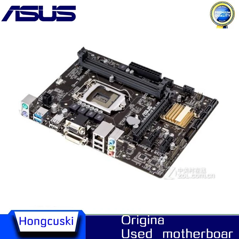 

Used For ASUS B85M-V PLUS B85M M-ATX original motherboard Socket LGA 1150 DDR3 16G SATA3.0 PCI-E USB 3.0 B85 Desktop Motherboard