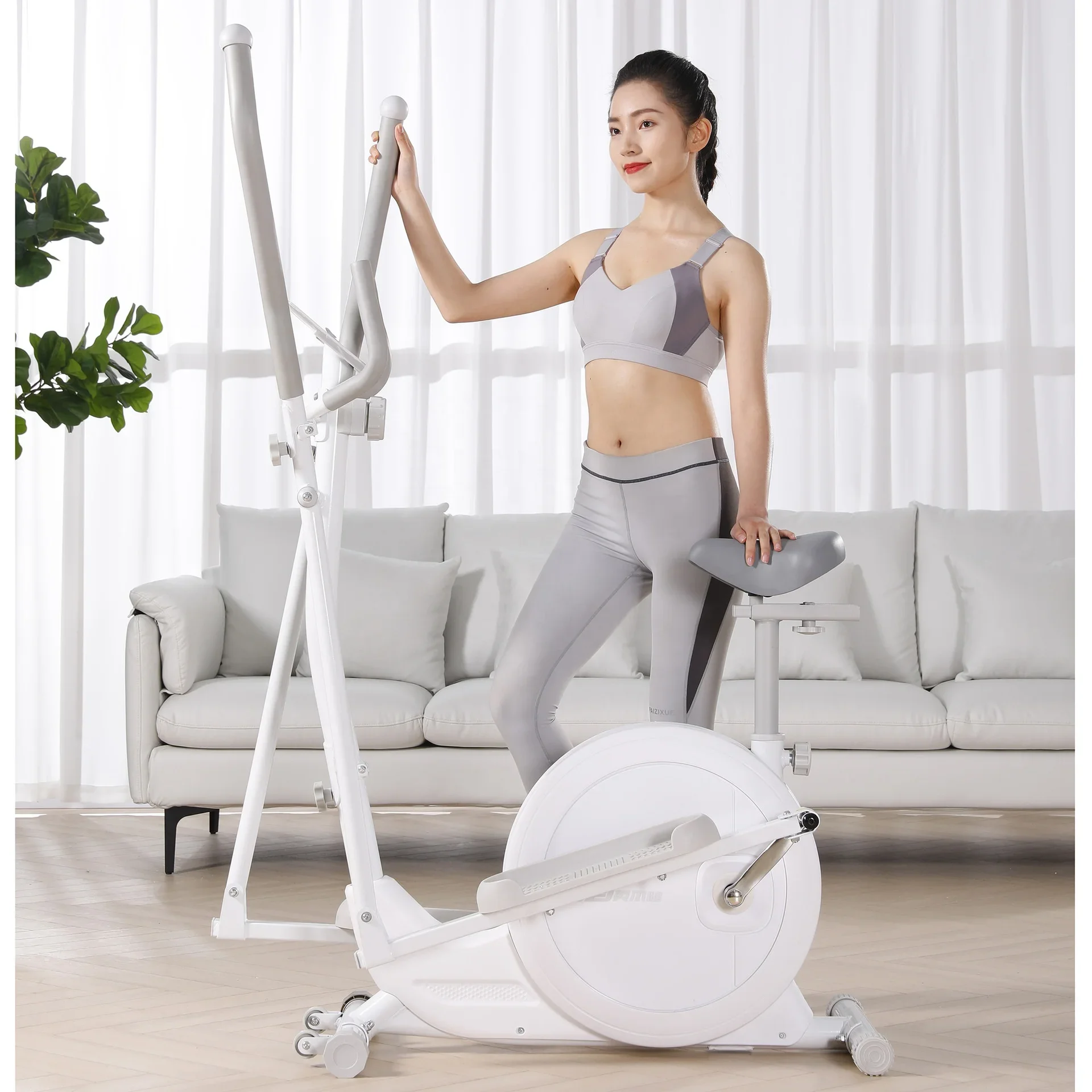 Factory Price Fitness Gym Equipment Magnetic Recumbent Elliptical Trainer Cross  Machine