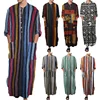 115887-5d4c77.jpg 2024 Striped Printed Men's Muslim Long Sleeve Cotton Robes Summer Male Islamic Arabian Kaftan Suit Middle East Dubai Abaya Retro