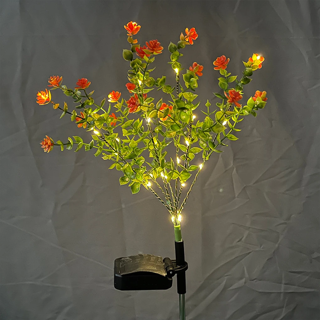 Solar Garden Light Durable Waterproof Energy Saving Little Blossomn Light Decor Outside Lawn Courtyard Landscape Atmosphere Lamp