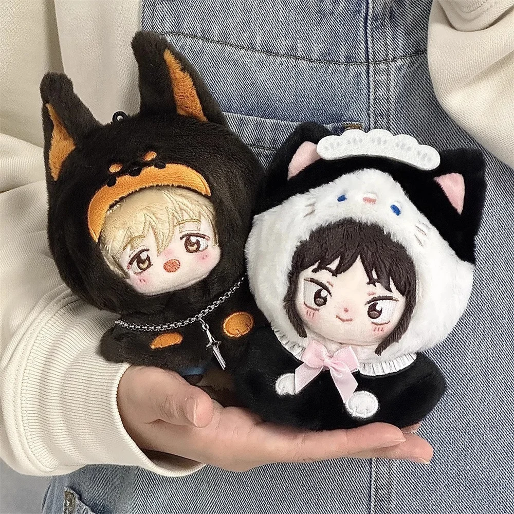 Original Animal Cafe Wolf Dog Cat Cloak Suit For 10cm Doll Toy Clothes Costume Cosplay Kids Gift