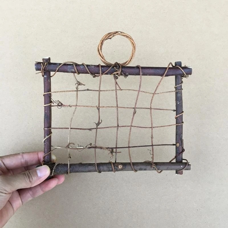 

Имитация украшения венок, рамка для воздушного растения, рамка-держатель, простой в использовании кухонный декор, подходит для