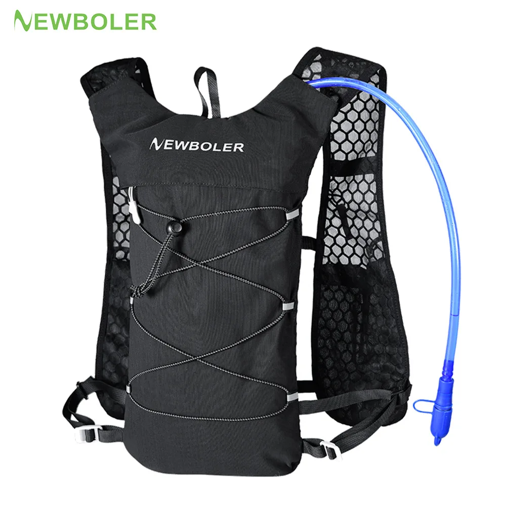 Men women Outdoor sports running backpack mountain climbing double-shoulder backpack sports vest water bag cycling bicycle bag