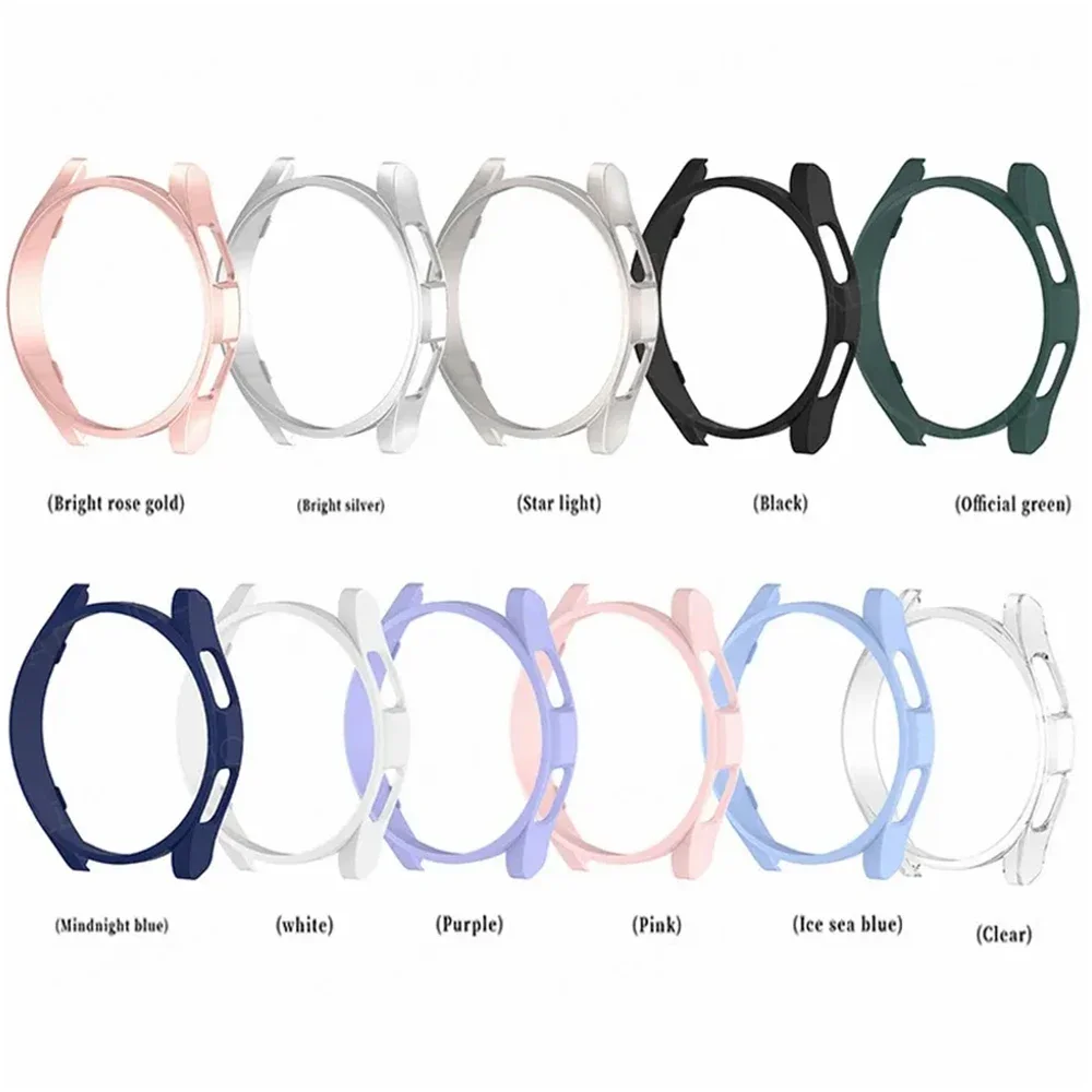 Case for Samsung Galaxy Watch 6 Classic 47mm 43mm Screen Protector PC Bumper All-Around Galaxy Watch 6 40mm 44mm Accessories