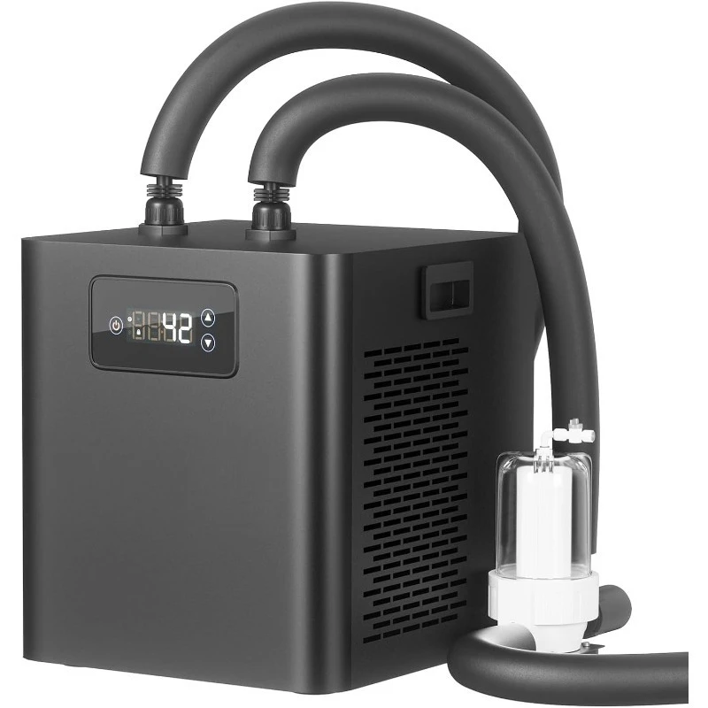 Ice Bath Water Chiller for Cold Plunge Tubs, 1/3 HP Upgraded Cold Plunge Chiller with External Filter Water Pump, Ideal for Cold