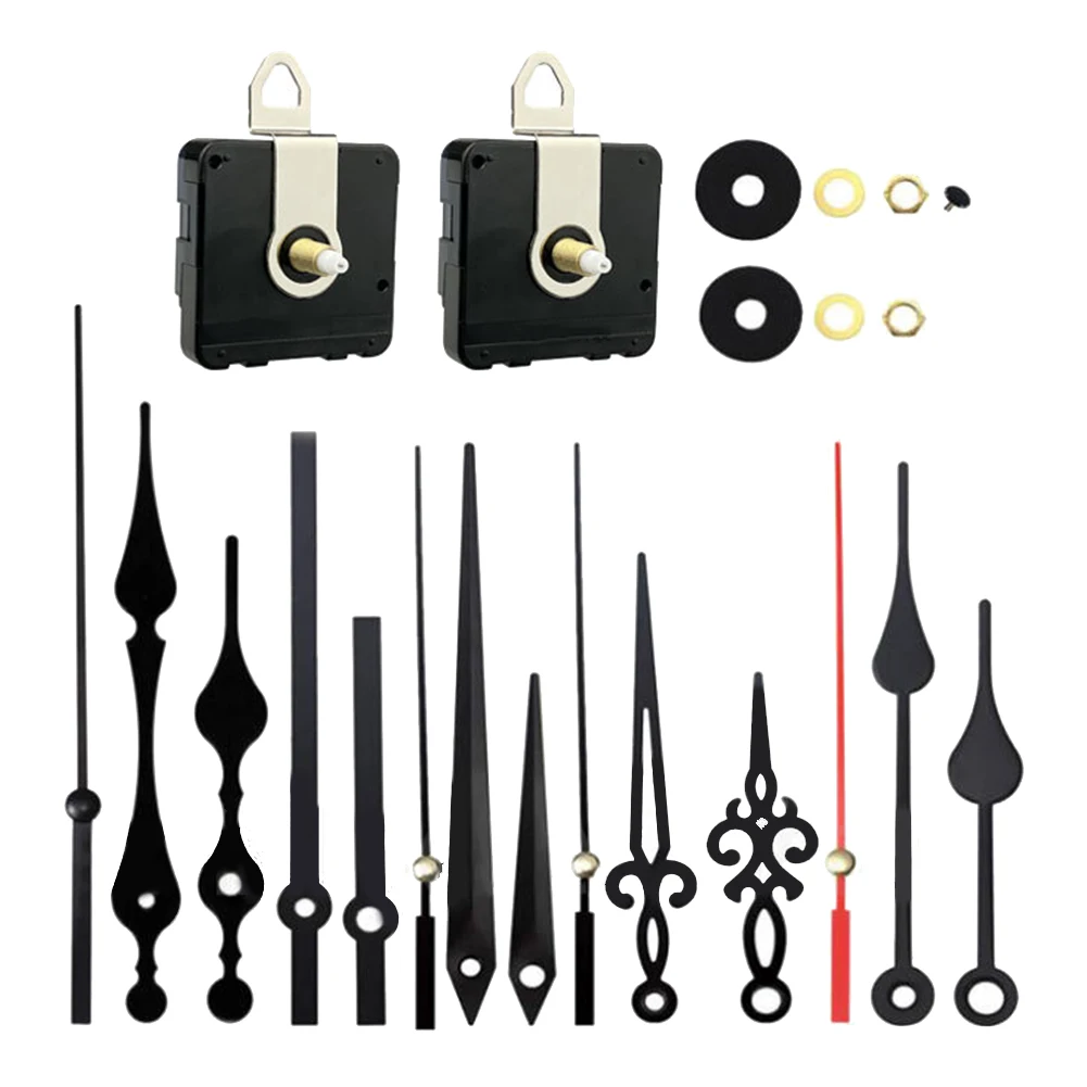 Dive into the World of DIY Clocks with Our Comprehensive Set Featuring Two Quiet Movements & Five Stylish Hands