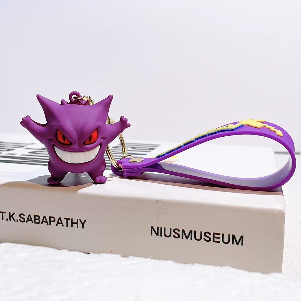 Pokémon sleutelhangerset - schattige Pikachu & Friends Q-versie sleutelhanger, anime rugzak charme, Kawaii cadeau voor fans en koppels (verjaardag