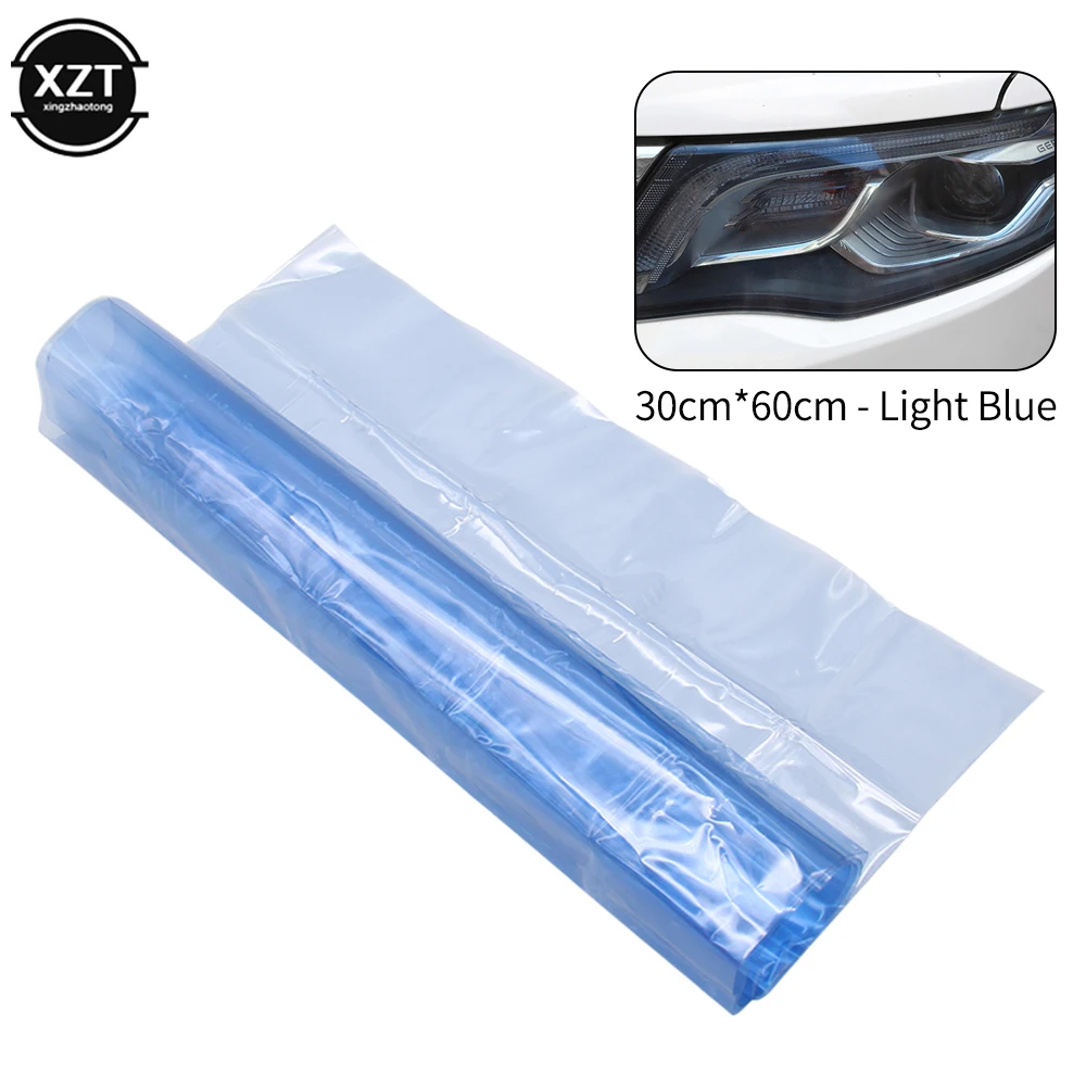 Car Headlights Film Protector Taillight Fog Lamp Tint UV Protection Replacement 30x60cm High Quality For Any Auto Light Stickers