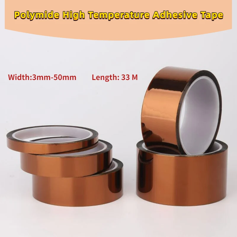 High Temperature Heat BGA Tape Thermal Insulation Tape Polyimide Adhesive Insulating Adhesive Tape 3D Printing Board Protection