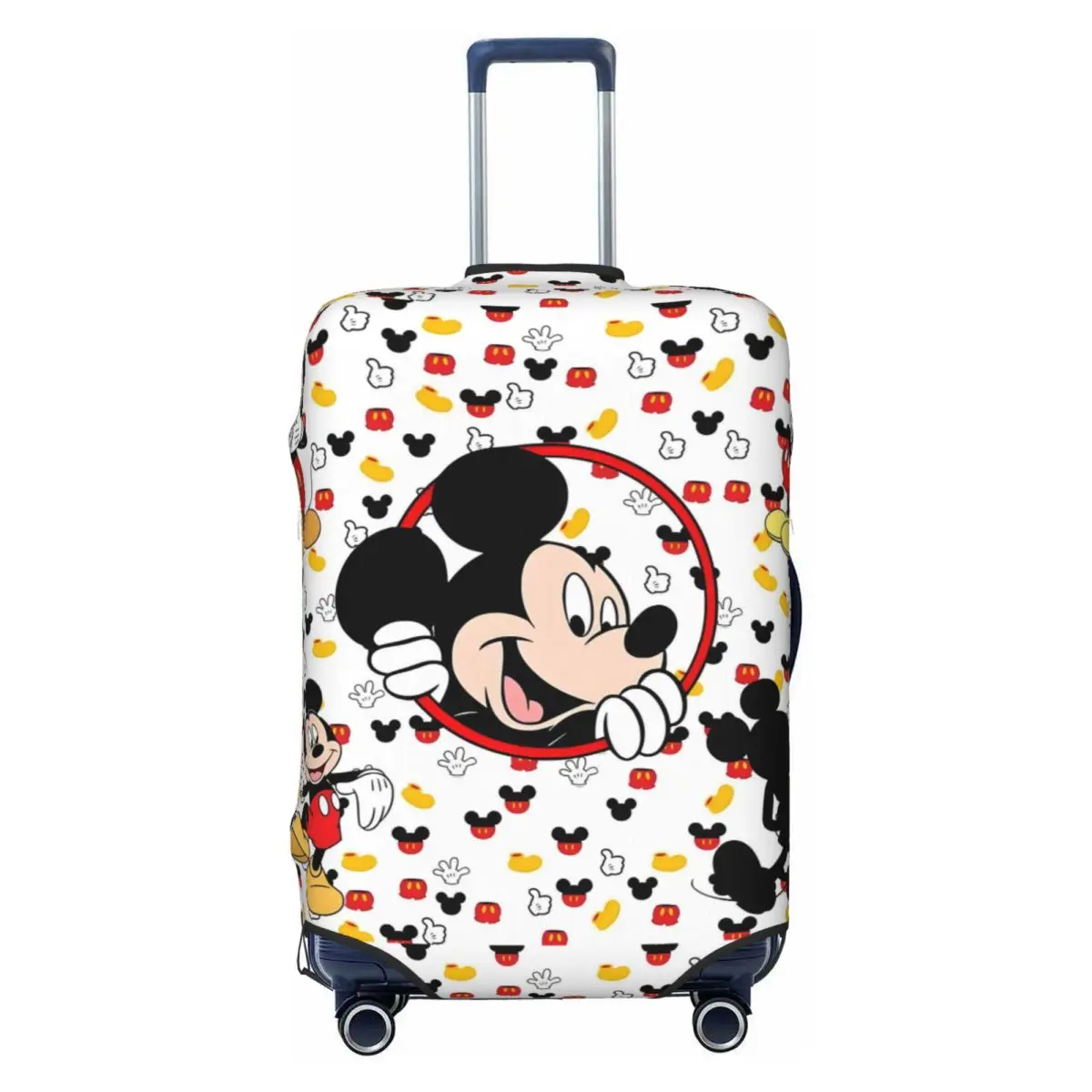 

Custom Cute M-Mickey Mouse Hot Comic Luggage Cover Protector Washable Cartoons Travel Suitcase Covers