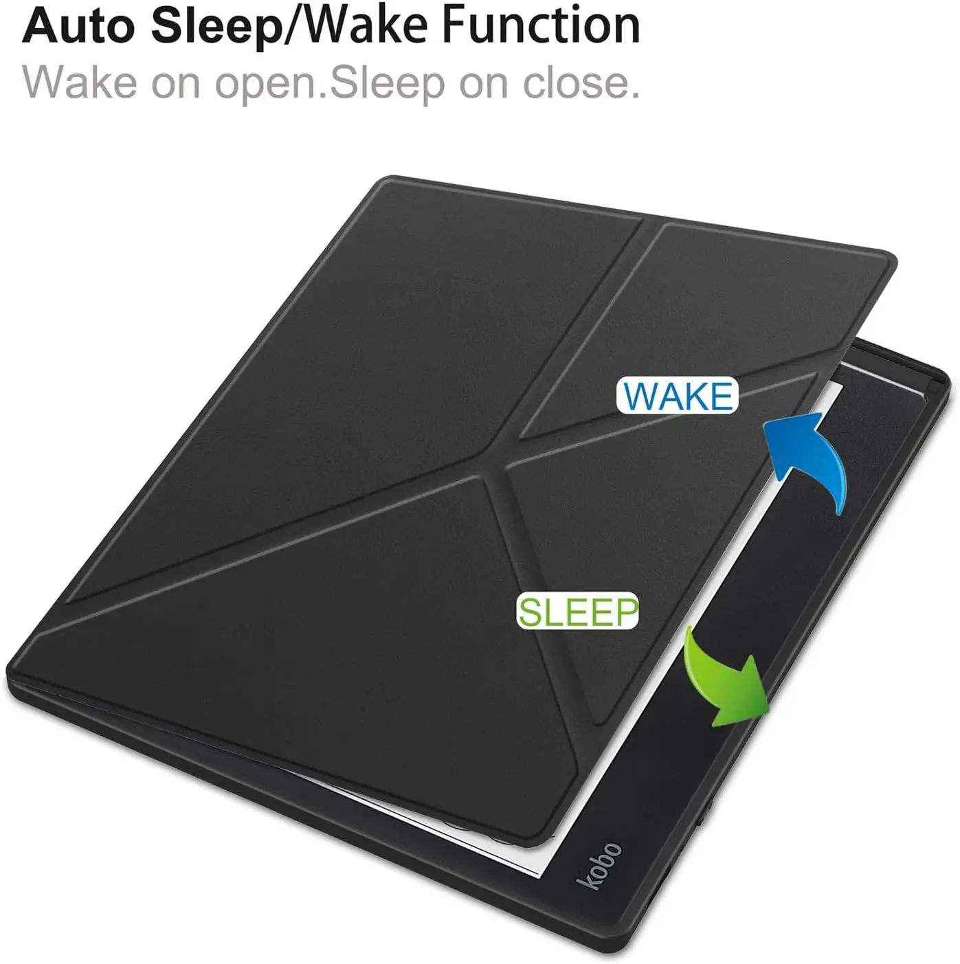 For Kobo Elipsa 2E 10.3' EBook Reader Case with Folding Stand Automatic Wake/Sleep, Lightweight Full Protection, Easy Access