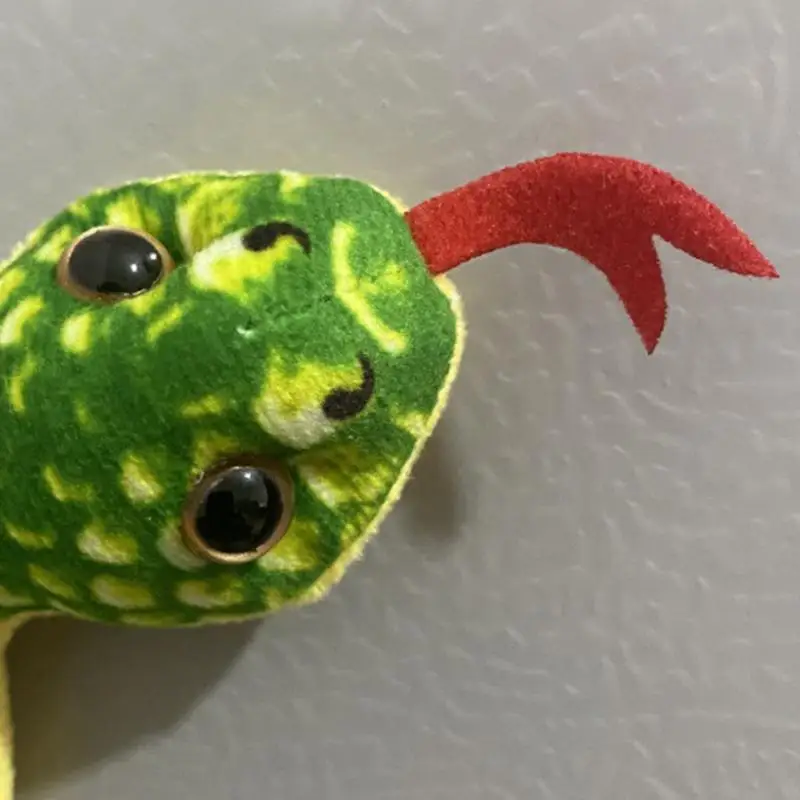 Niedliche magnetische Plüsch-Schlangen-Tier-Kühlschrankaufkleber 2025, Sternzeichen, Schlangenjahr, Plüschschlange, Kühlschrankmagnete, Heimdekoration