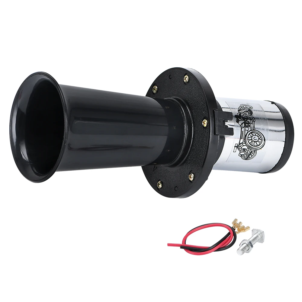 Car Air Horn Antique Ahooga Klaxon 12V Vintage OO-GA Classical for Ford Model T Style Old School Chrome 110DB Motorbike WLR-LB03