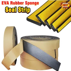10 Meters Strong Adhesive EVA Rubber Sponge Insulation Tape Acoustic Shockproof Foam Sealant Strip Gap Sealing Strip Gasket Seal