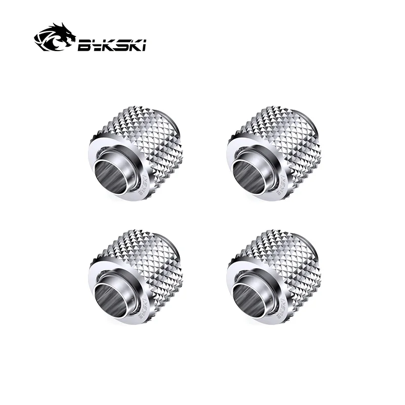 Bykski 4pcs/6pcs Fitting Use Inside Diameter 10mm+Outside Diameter 16mm or ID3.5+OD12.7mm Hose 3/8