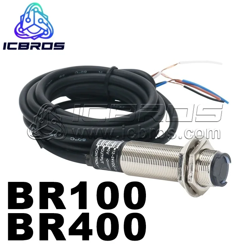 

Infrared Photoelectric Switch SenSor BR100-DDT BR400-DDT BR400-DDT-P BR100-DDT-P Three Open And Four Wire Normally Closed 24V