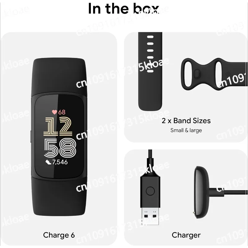 Charge 6 Sports Bracelet Smart Watch GPS Heart Rate Sleep Detection