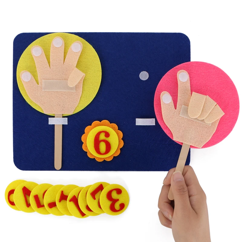 Teaching Kindergarten Manual DIY Weave Cloth Baby Early Learning Education Toys Montessori Teaching Aids Math Toys  Craft Kit