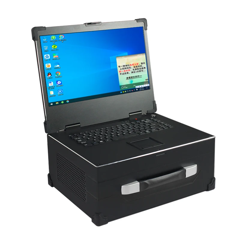 Portable guidance switching, video collection, industrial control integrated computer, laptop server chassis