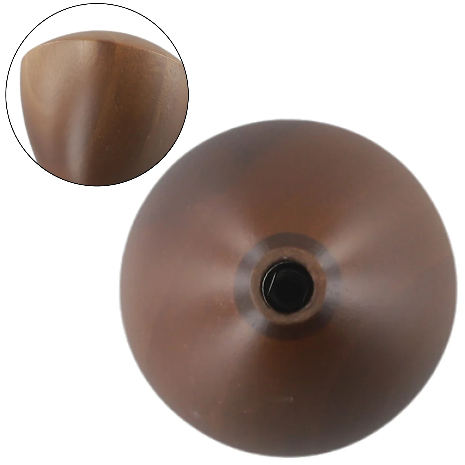 Dependable Walnut Wood Manual Coffee Bean Grinder Handle Head Replacement 6mm Get the Perfect Grind Every Time