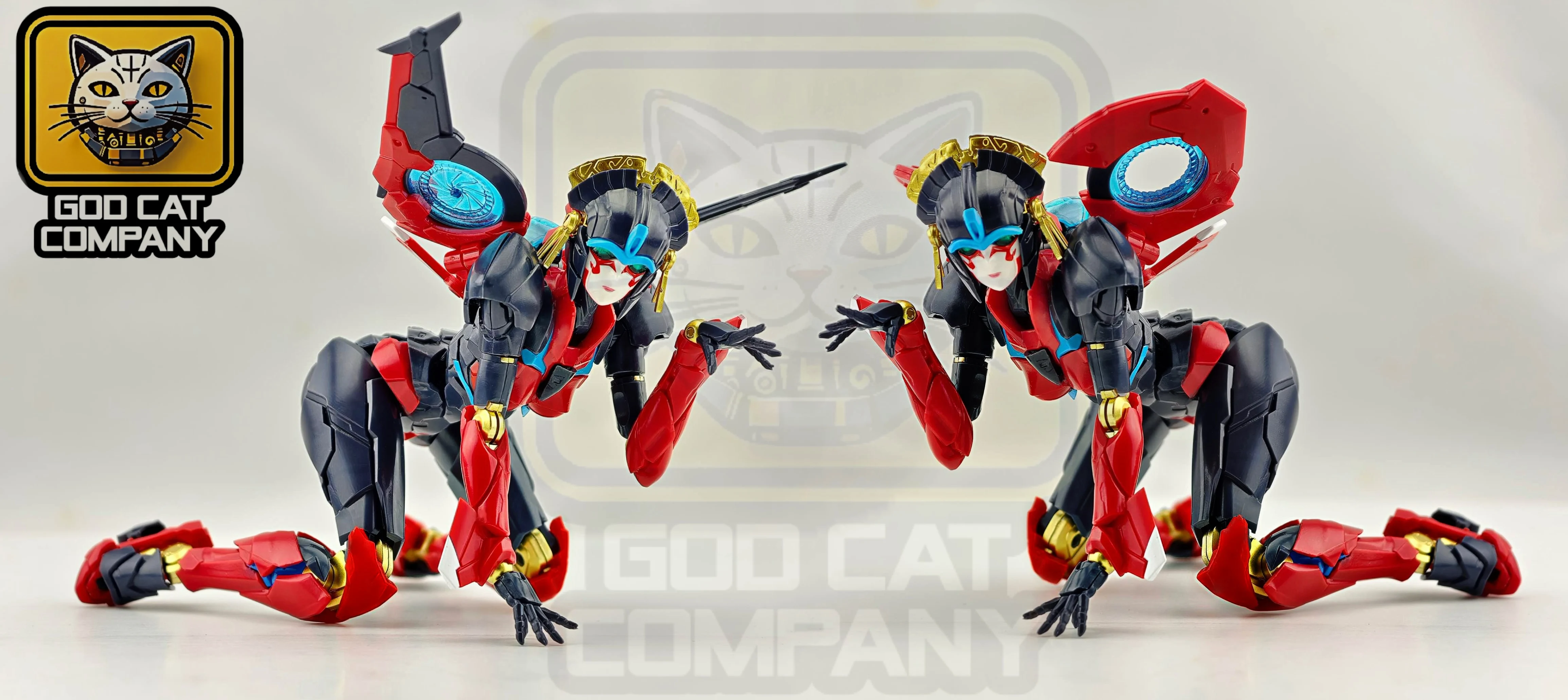 [Dostępne w czerwcu] God Cat Company Transformation Wind Scythe Witch Windblade GC-003 Windblade Assembly KO RIOBOT Figurka akcji