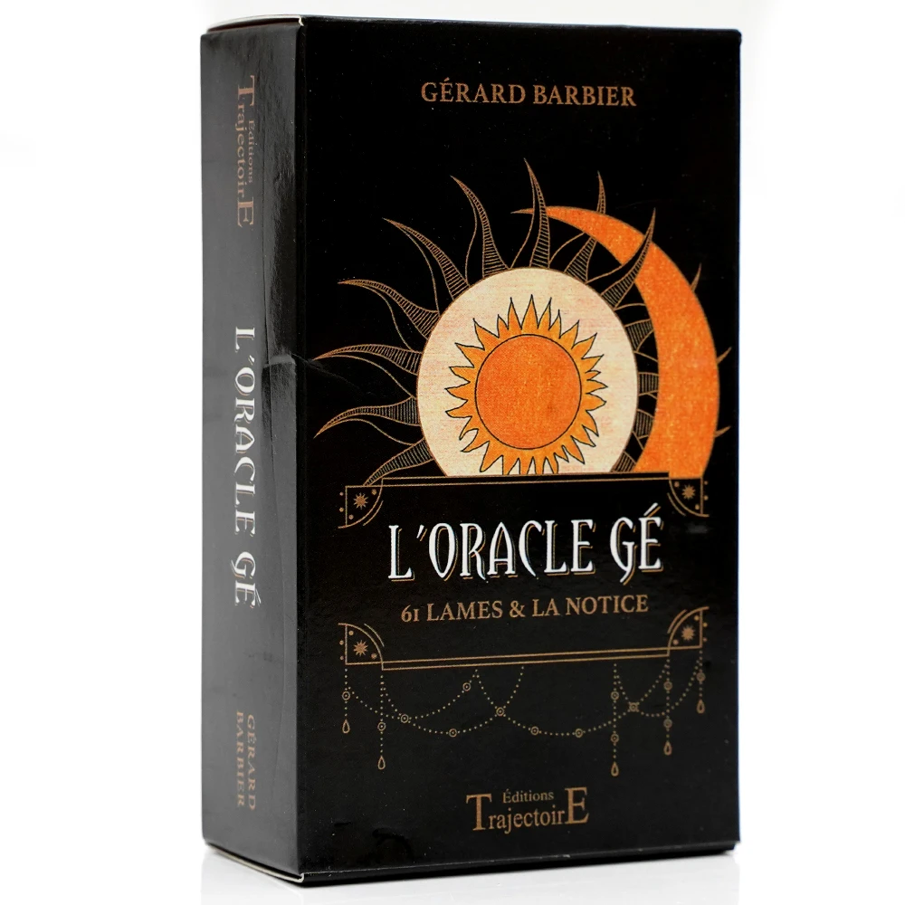 

Français Oracle Gé 61 blats & The Notice of The French Tarot Divin This Divinatory Game with Simple and Elocent Graphics Con