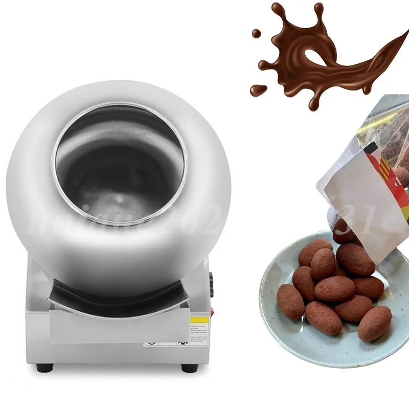 Multi-Function Chocolate Candy Peanut Making Machine Chocolate Coating Stainless Steel Sugar Chocolate Dragee Polishing Machine