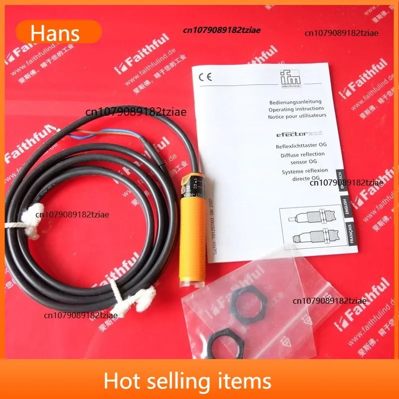 2026 Hot Item IFM OG0034 new diffuse reflection photoelectric sensor OGT-HBOA German photoelectric switch