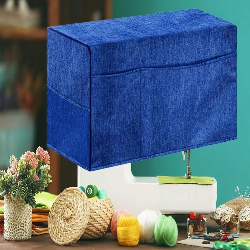 Waterproof Sewing Machine Cover With Pockets Wear Resistant Protective Cover Oxford Fabric Scratch-proof Machine Pockets
