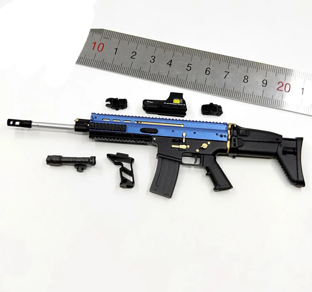 

1/6 MULTIFUN MF007 Man Zone Agents The Special Area Toys Model SCAR-L Weapon Model Not Real Can't be Fired For 12" Action Doll