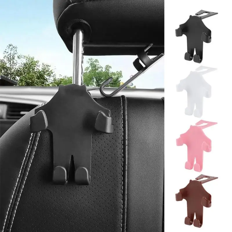 Car Seat Rotação Gancho com Phone Holder, Encosto de Cabeça Ganchos, 2 em 1, Bolsa, Veículo Voltar