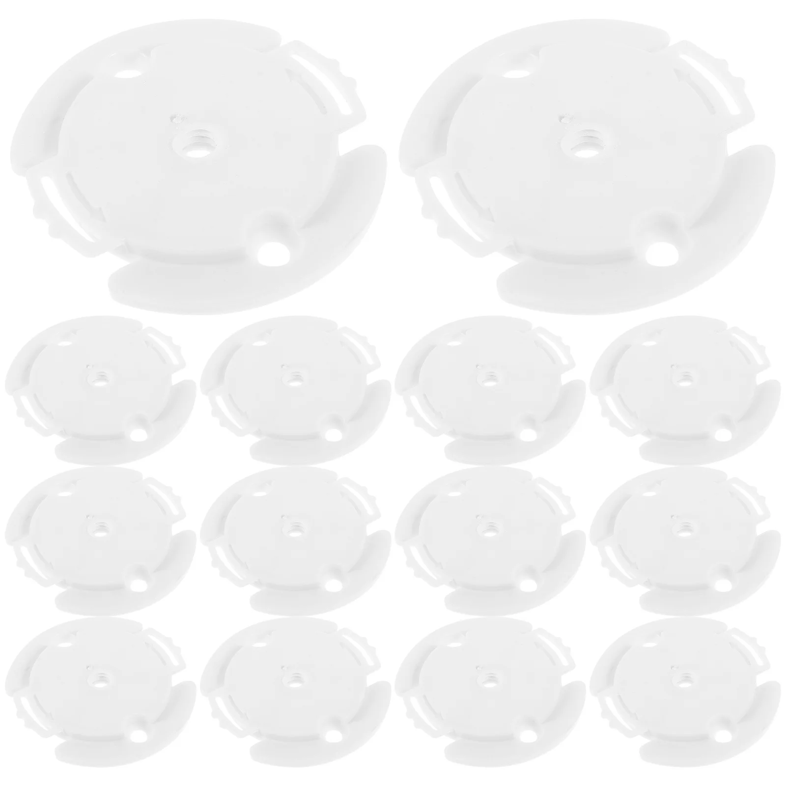 

20pcs Camera Base Plastic Round Mount For Indoor Security Camera Stable Disk-Shaped Stand Base Webcam Bracket Mounting Rack Home