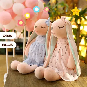 Creative rainbow plush toy for children, girl heart, long ear, peace rabbit, comfort doll, pillow, gift, new 12 Main Sales Coelho Plucia - №12