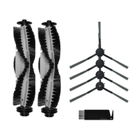 A24P 7PCS Main Side Brush For Vactidy Nimble T7 T8 Robot Vacuum Cleaner Replacement Parts Washable Cleaning Brushes