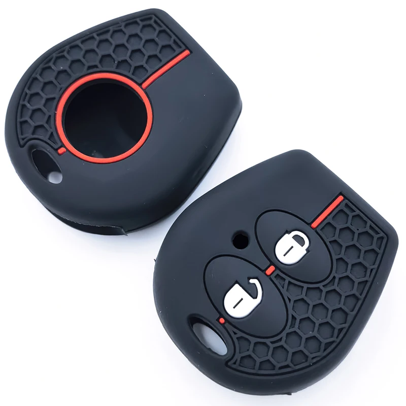 2 أزرار حافظة مفاتيح سيليكون للسيارة حماية لشركة فولكس فاجن بولو جولف باسات بورا جيتا شاران سكودا اوكتافيا سيات ليون إيبيزا كوربودا #1