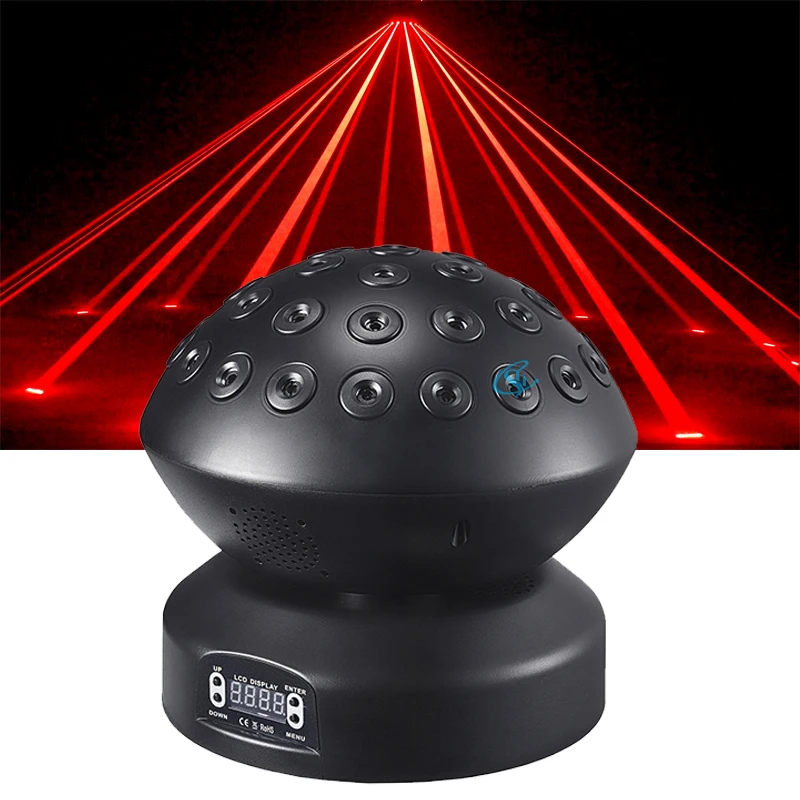 Professional DJ 40W Disco Ball Red Laser Lights Moving Head Mushroom Light DMX For Nightclub Party Show Stage Lighting