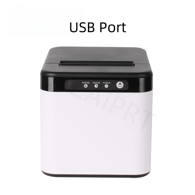 HQ High Speed Editable Thermal Receipt Printer Templates USB/LAN/WIFI Direct Support Receipt Maker Sticker Desktop Mini Portable